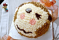 裱花蛋糕:小猴#马卡龙·奶油蛋糕看过来#的做法