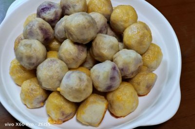 紫薯奶酪土豆球（烤箱版）