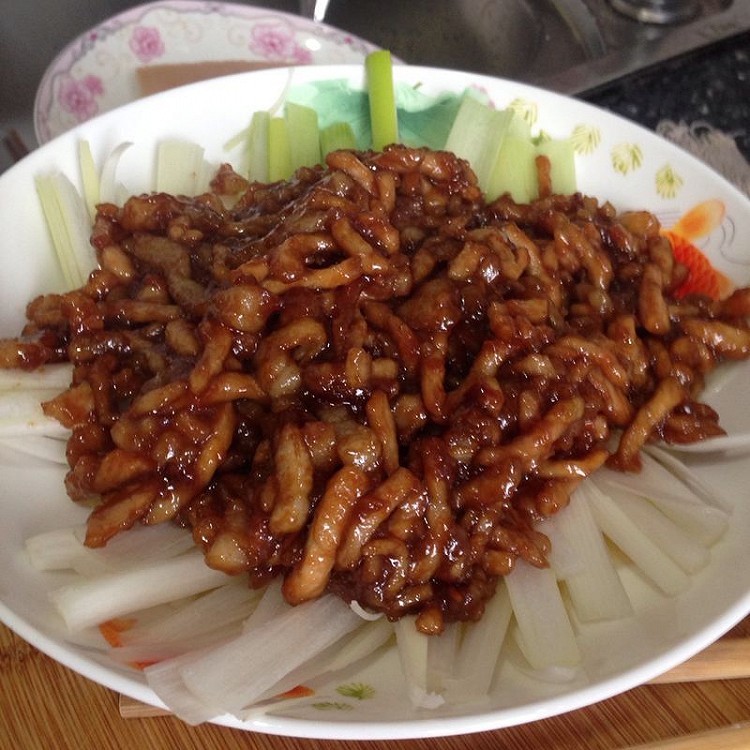 京酱肉丝的做法