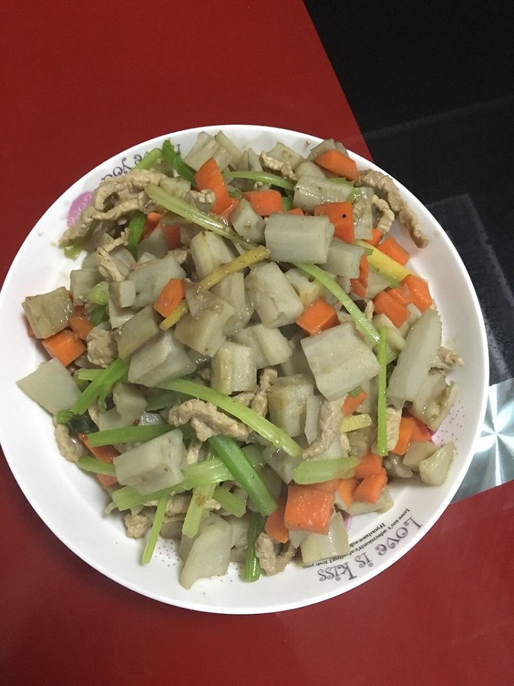 藕断情丝肉丝片的做法