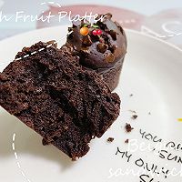 星巴克同款-巧克力玛芬蛋糕（零打发零失败）的做法图解9