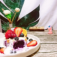 #换着花样吃早餐#爱心酸奶燕麦紫薯泥的做法图解10