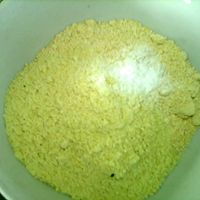 #快手又营养，我家的冬日必备菜品#韭菜豆面玉米饼的做法图解3