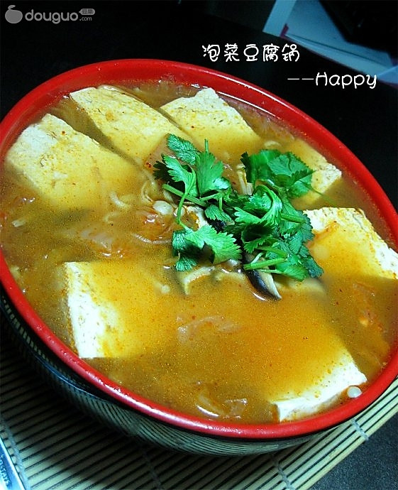 泡菜豆腐锅