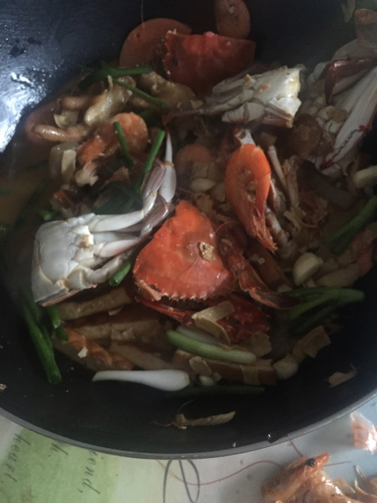 虾蟹煲的做法