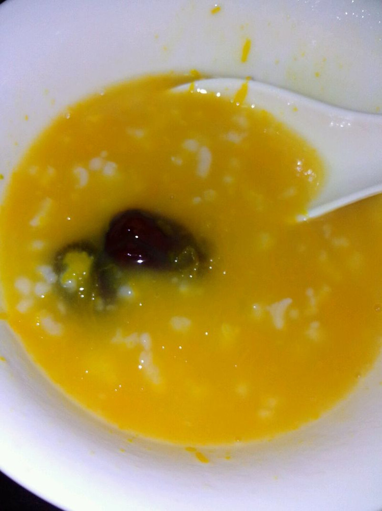 宝宝辅食之红枣南瓜米粥的做法