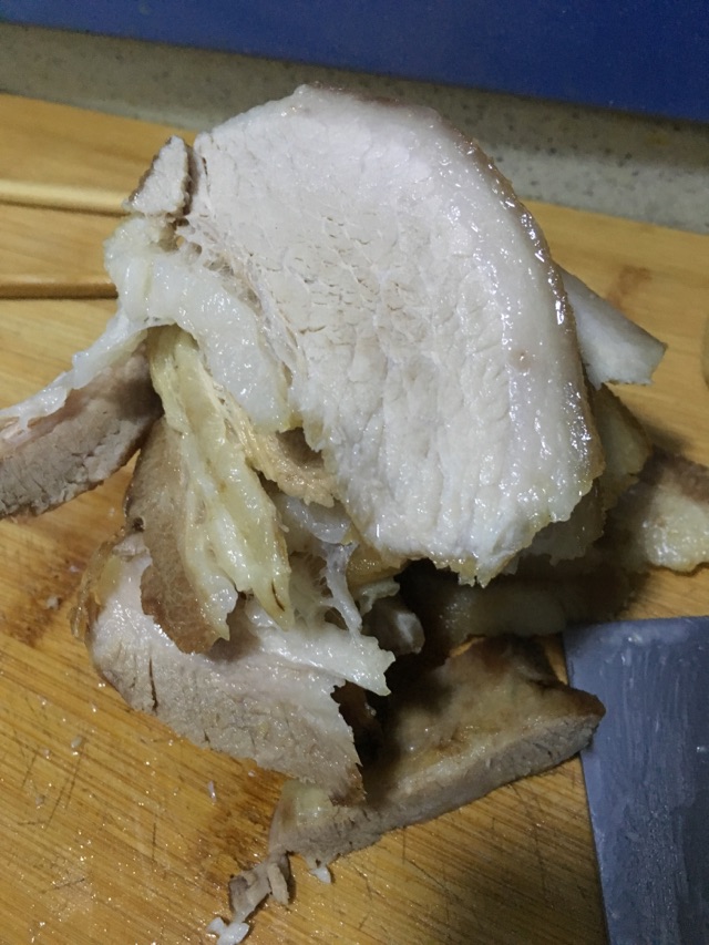 清爽豆丝扣肉的做法图解4
