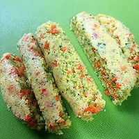 西蓝花山药蒸糕的做法图解9