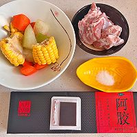阿胶排骨汤的做法图解1