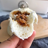蜜汁爆浆流汁叉烧包的做法图解13