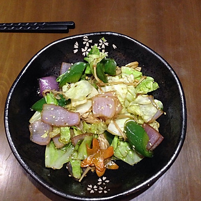 日式炒杂菜