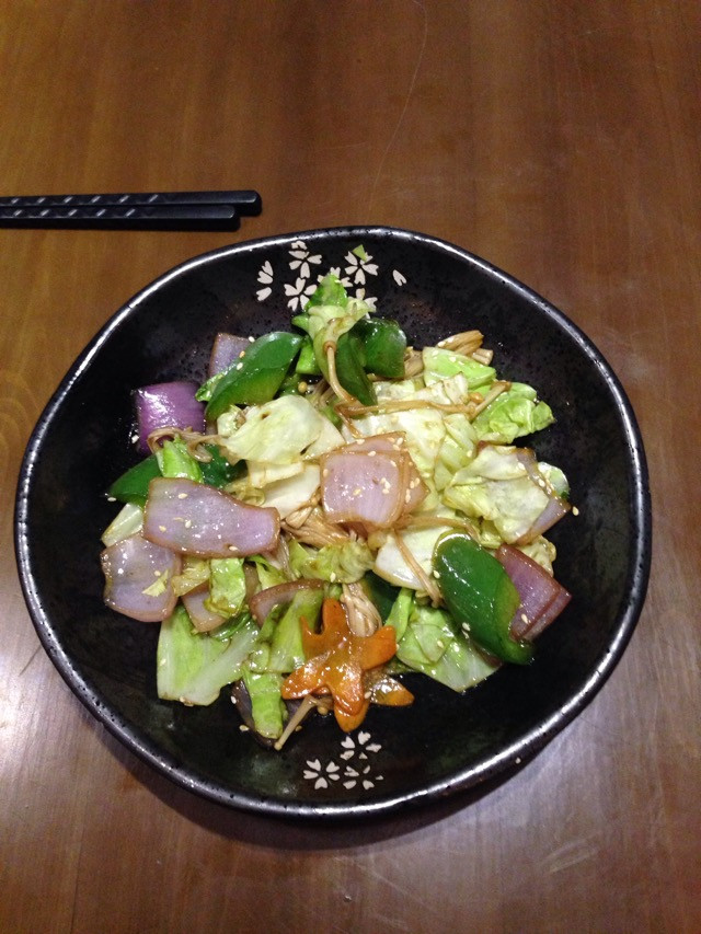 日式炒杂菜的做法