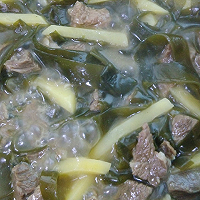 家常海带土豆煲牛腩的做法图解9