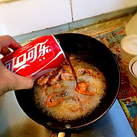 可乐大虾的做法图解4