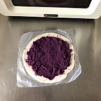 太阳花紫薯酥饼，手抓饼版的做法图解3