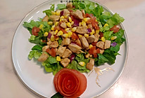 鸡肉蔬菜沙拉#轻食三剑客 嗨吃不怕胖#的做法