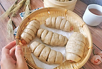 不用烤箱的中式小热狗-脆皮肠荞麦卷的做法