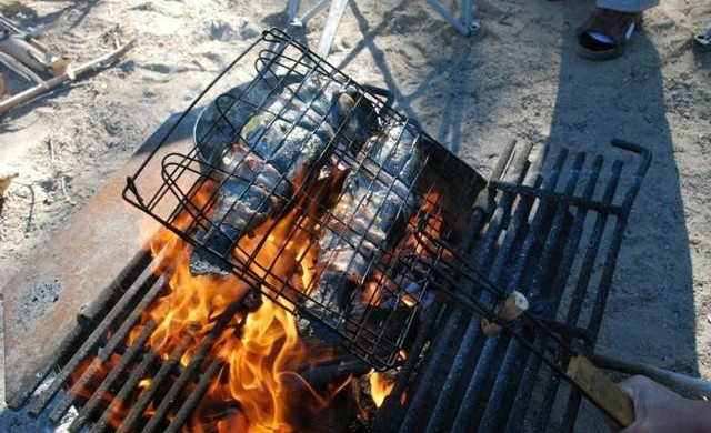 野炊版BBQ 鳟鱼