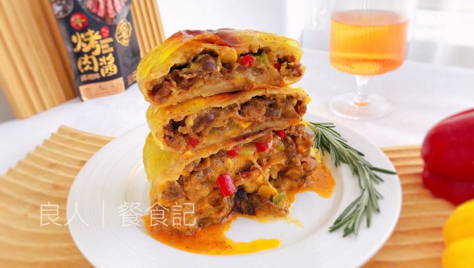 【流心芝士牛肉酥饼】最好吃的做法！