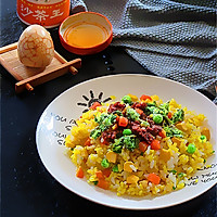 【沙茶酱美食】好看的蛋炒饭炼成记的做法图解14