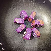 无糖奶香紫薯饼的做法图解4