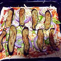 芝士烤茄子披萨的做法图解7