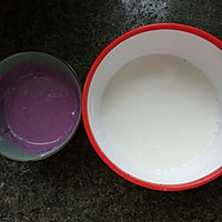 快手甜点——糯米紫薯卷的做法图解2