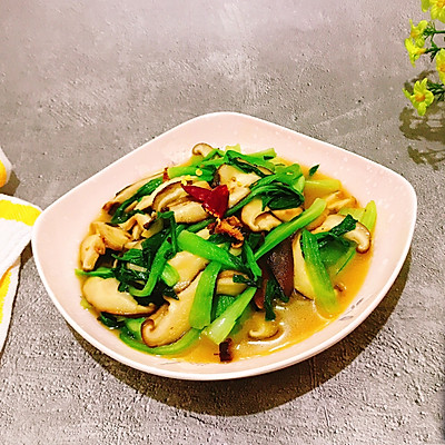 香菇炒青菜