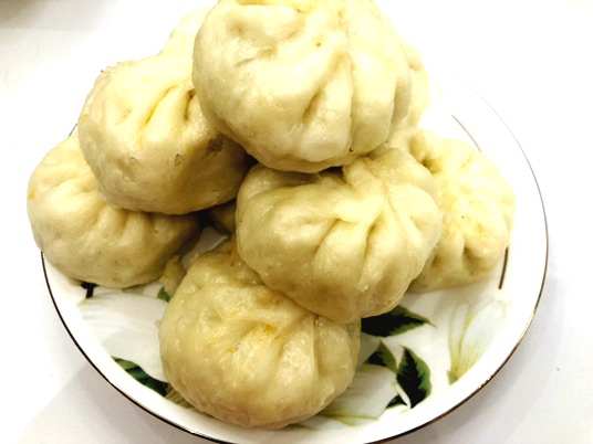亚麻粉蒸南瓜包子的做法