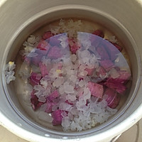 银耳紫薯甜汤的做法图解3