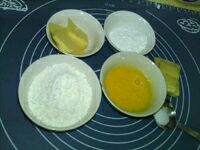 切达奶酪饼干#跨界烤箱 探索味来#的做法图解1