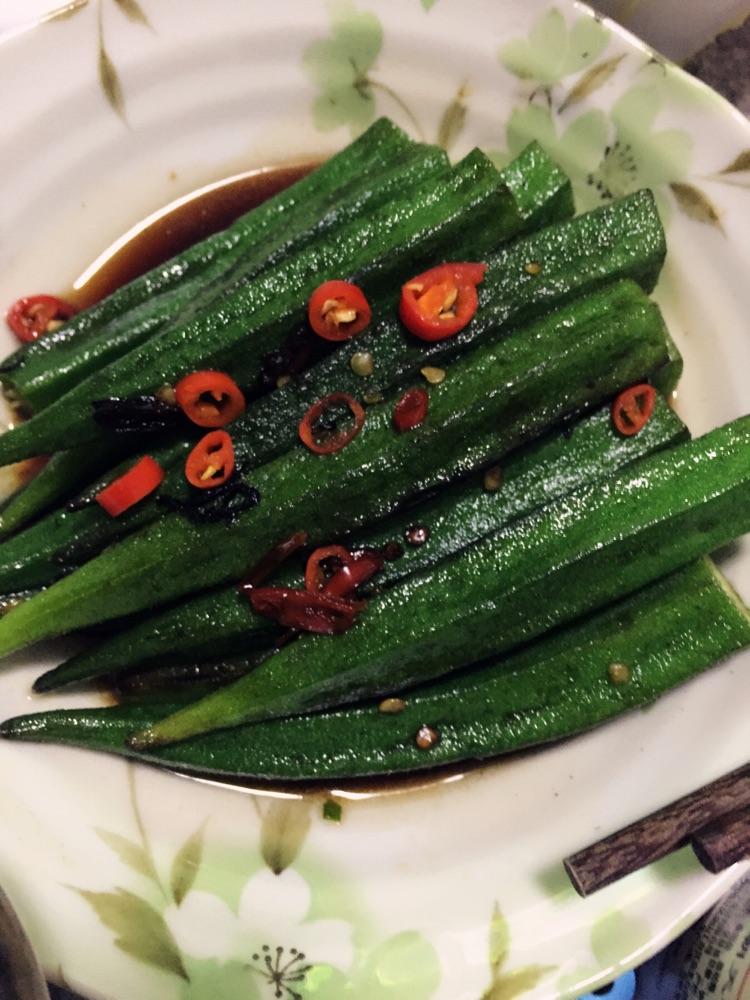 清蒸秋葵的做法图解4