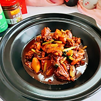 #李锦记X豆果 夏日轻食美味榜#小鸡焖土豆的做法图解1