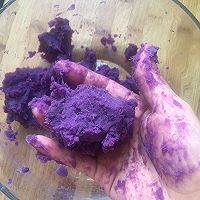 黑白芝麻紫薯脆条的做法图解2
