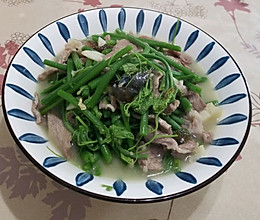 汤鲜菜嫩的上汤龙须菜的做法
