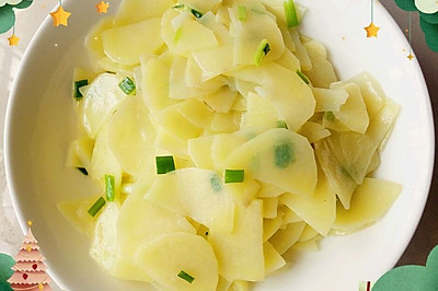 痛风食谱1:清炒土豆片
