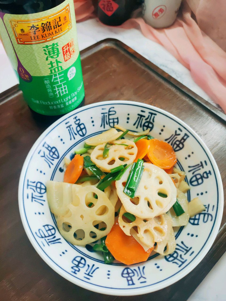 清炒藕片的做法