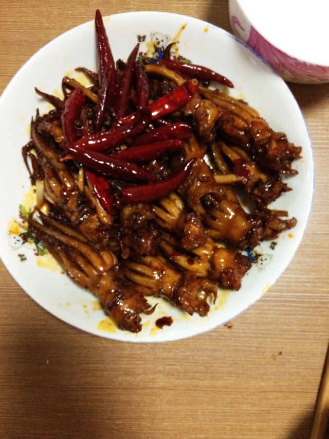麻辣鱿鱼头