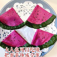 火龙果菠菜饼的做法图解11