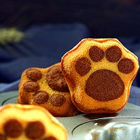 萌萌哒——猫爪蛋糕#柏翠辅食节-烘培零食#的做法图解14