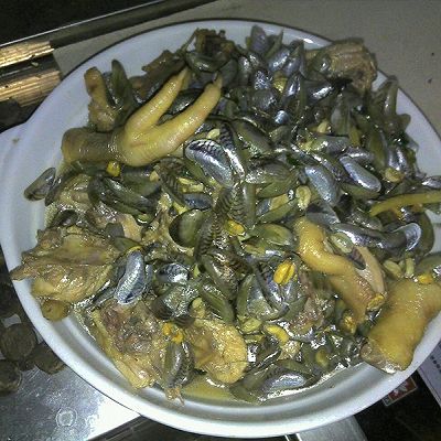 海瓜子炆鸡