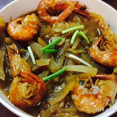 萝卜元宝虾
