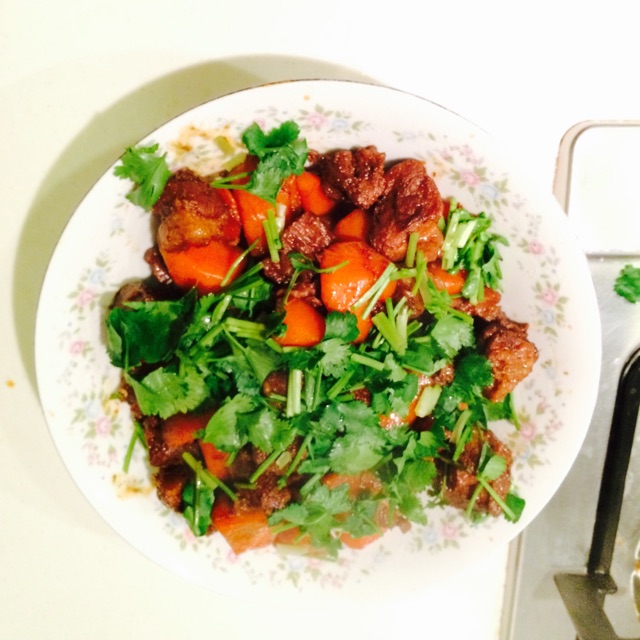 胡萝卜烧羊肉