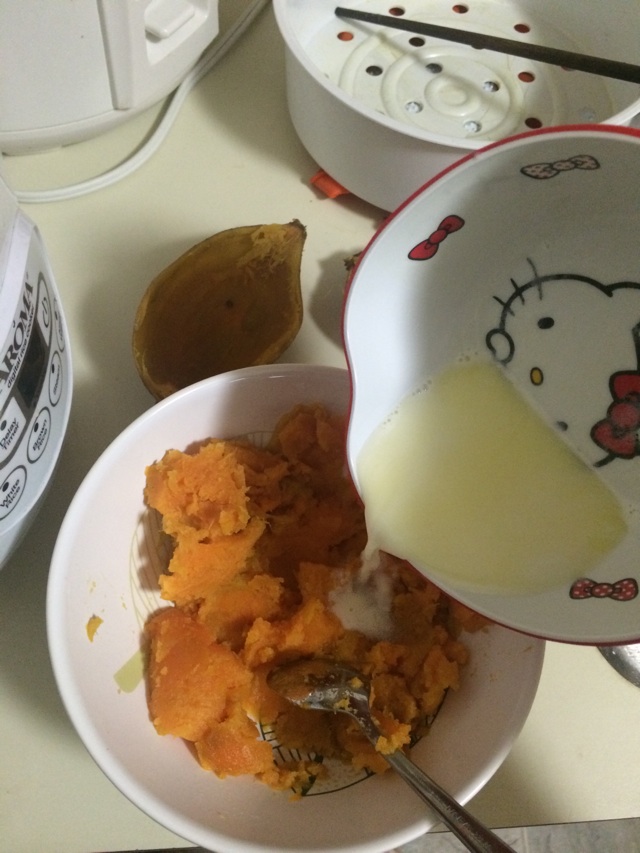 芝士焗番薯的做法图解3