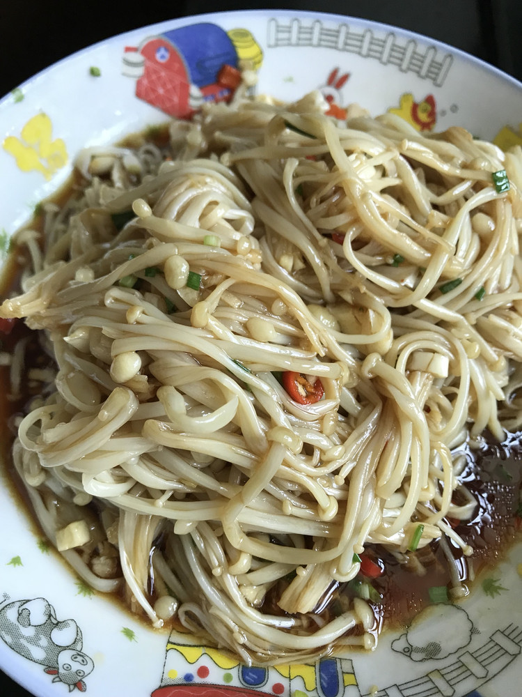 凉拌金针菇的做法