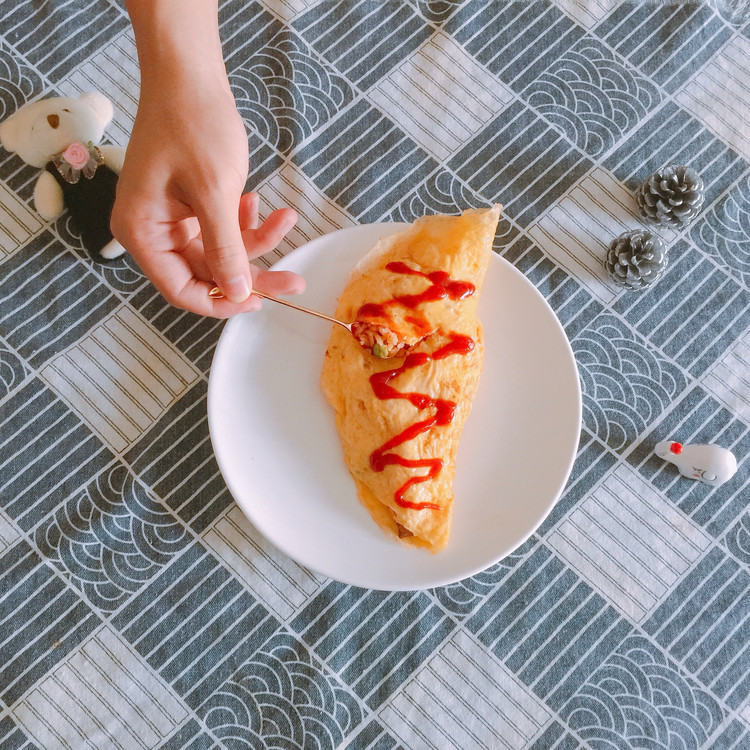 日式蛋包饭的做法