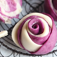 紫薯玫瑰馒头的做法图解14