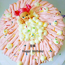 娃娃泡泡浴蛋糕#豆果6周年生日快乐#