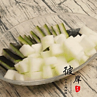 #我为奥运出食力#水晶豆腐冬瓜汤的做法图解1