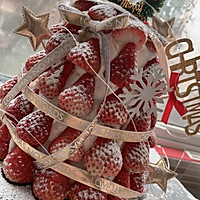 圣诞树草莓蛋糕的做法图解7